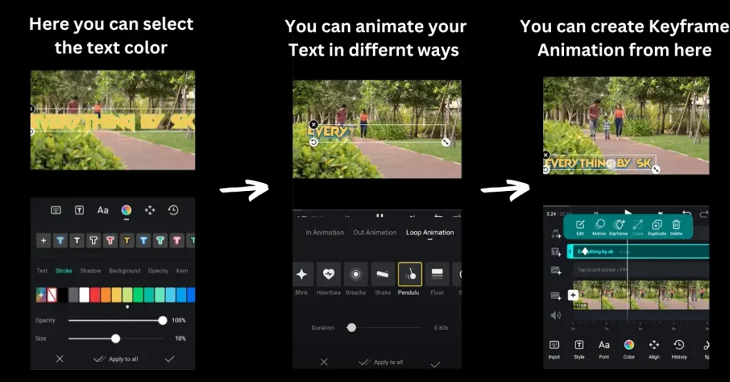 How to Add Text In VN Video Editor (Full Guide For Everyone) 4 steps to add text in VN editor , select color, animate text and create keyframe animation