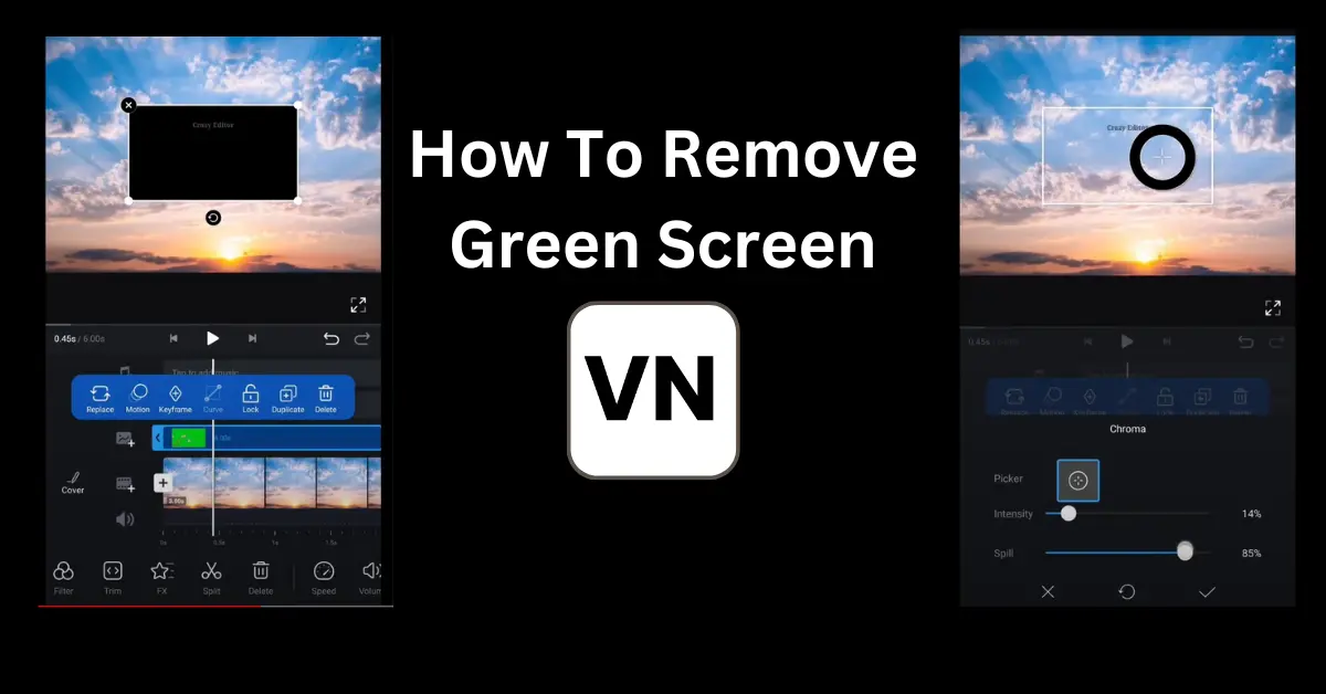 How to remove green screen